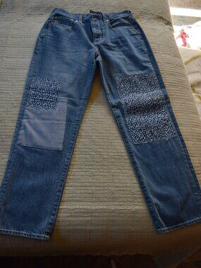 J.Crew Patchwork Slim Boyfriend Jeans (Premium Edition)